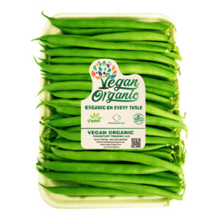 Fresh organic green beans from Vegan Organic Dubai