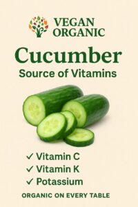 organic cucumber fresh vegetables